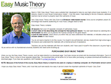 Tablet Screenshot of easymusictheory.com